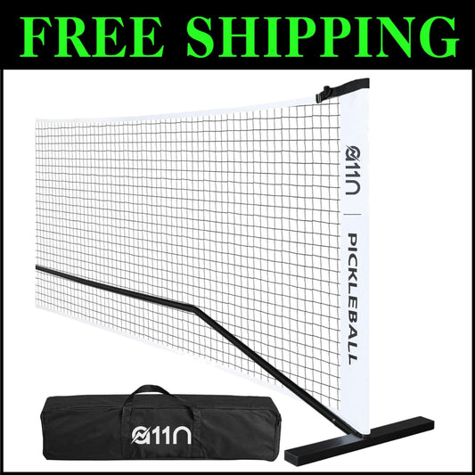 Regulation Size Portable Pickleball Net System with Carrying Bag for Easy Setup