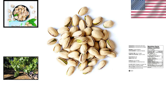 Bulk California Roasted & Salted Pistachios - 25lbs of Healthy Snack Delight