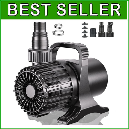 Energy-Efficient 1700 GPH Fountain Pump with Overheat Protection, UL Listed