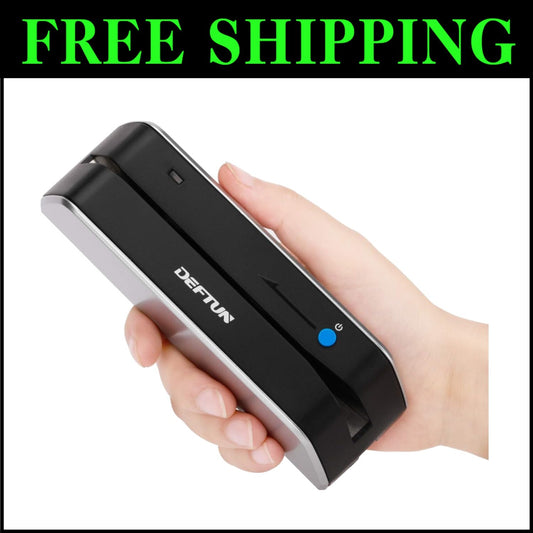Bluetooth MSR-X6BT Magnetic Card Reader - Versatile Portable Device for Payments