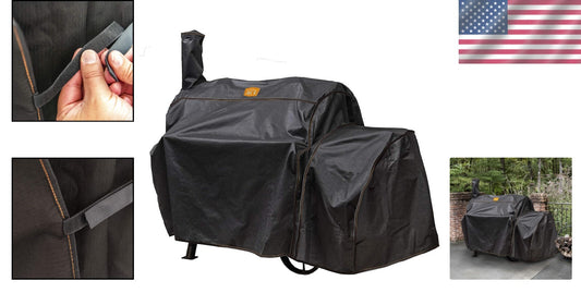 Heavy-Duty Smoker Cover for Oklahoma Joe's Highland Offset - Weather Resistant