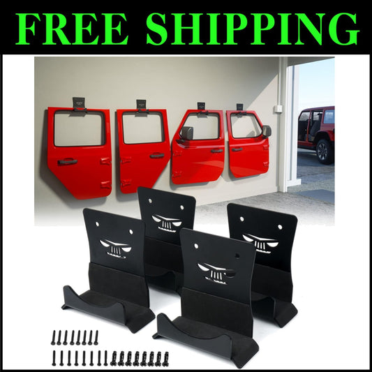 Jeep-Specific Wall Mount Storage Hangers - Easy Installation & Durable Design