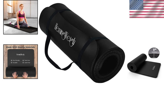 Eco-Friendly 70"L x 23"W Non-Slip Yoga Mat - Perfect for Indoor & Outdoor Use