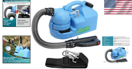 Adjustable Grit Electric ULV Sprayer - Ideal for Homes, Farms & Schools