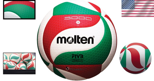 FIVB Approved FLISTATEC Volleyball - Microfiber, Flight Stability Technology