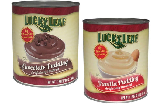 Lucky Leaf Ready to Use Premium Pudding Variety Pack – Chocolate & Vanilla