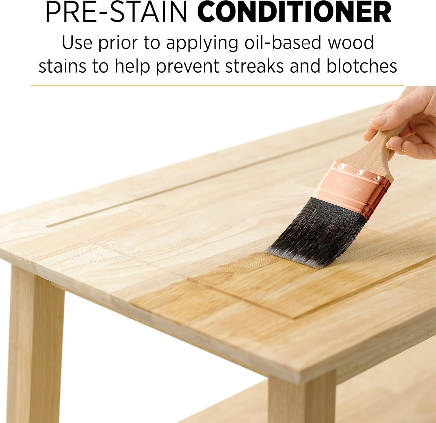 1 Gallon Oil-Based Pre-Stain Wood Conditioner for Even Stain Penetration