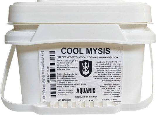 Enriched 3 lb Cool Mysis Flakes for Freshwater & Marine Fish - Vital Nutrients