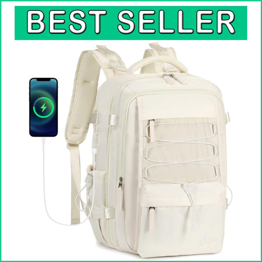 Durable Travel Backpack with USB Port for Daily Commutes & Outdoor Adventures