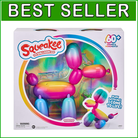 Rainbowie The Balloon Dog - Whimsical Colorful Decor for Playful Spaces