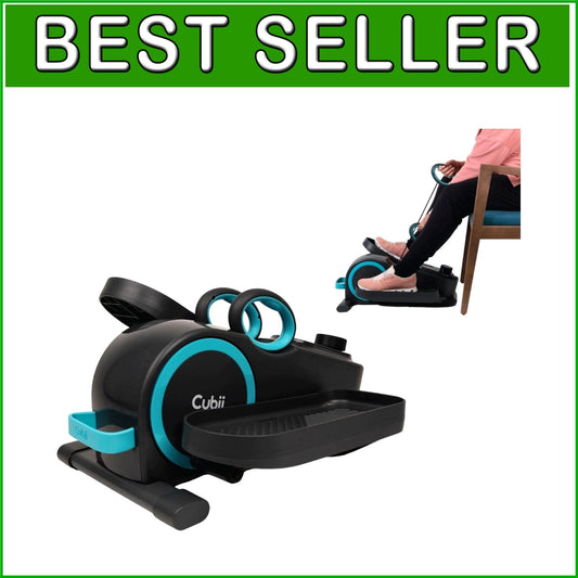 Whisper-Quiet Compact Elliptical with Upper Body Resistance - Ideal for Home Use