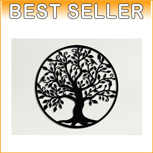 Sophisticated Tree of Life Metal Wall Art - Hanging Decor for Indoor/Outdoor