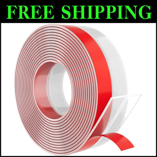 Clear 36ft Weather Stripping - Premium Silicone Draft Stopper for Home Comfort