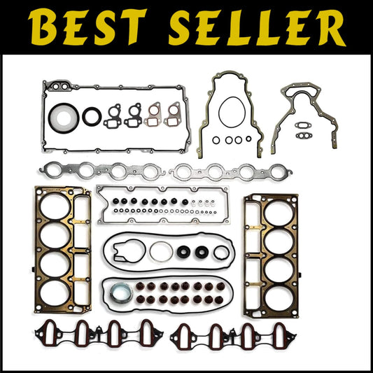 MLS Full Cylinder Engine Gasket Set HS26191PT-1 Compatible with Multiple Models