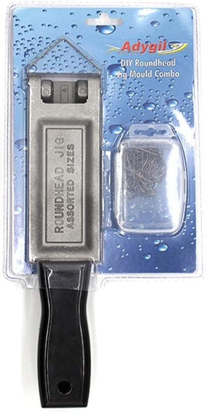 Easy-to-Use 44 pcs Fishing Sinkers Jighead Mold Kit - Multiple Weights Included