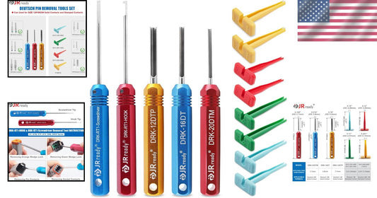 Professional 13-Piece Extraction Tool Kit for Deutsch DT/DTP/DMC Connectors