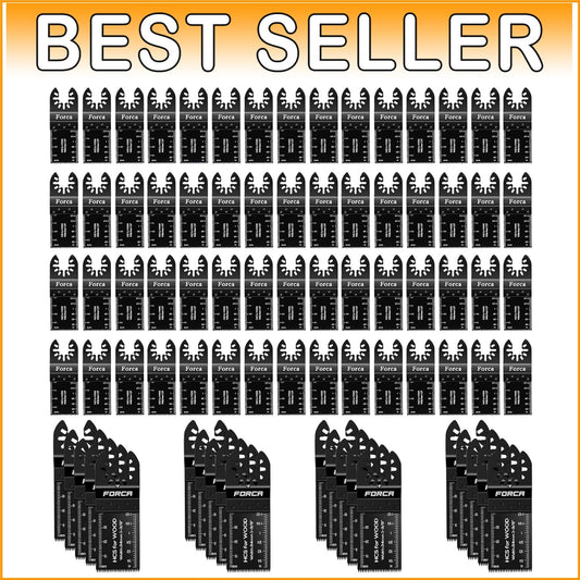 105-Piece Universal Oscillating Tool Blades Kit for Durable Cutting Performance
