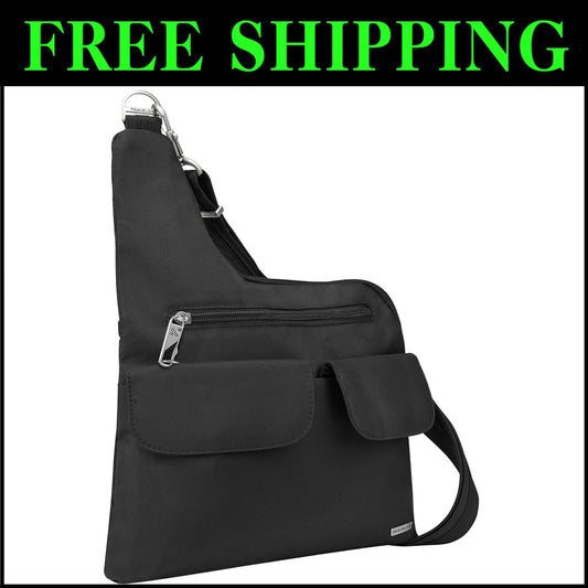 Fashionable Cross-Body Bag with Patented Anti-Theft System and RFID Protection