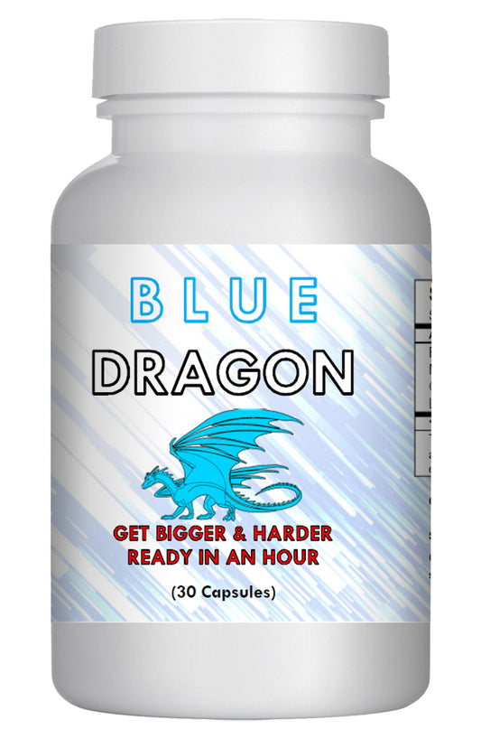 Blue Dragon - 30 Count Bottle - Lot of 6 - 180 Capsules