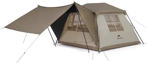 4-Person Camping Tent: Waterproof, Instant Pop-Up, UV Protection