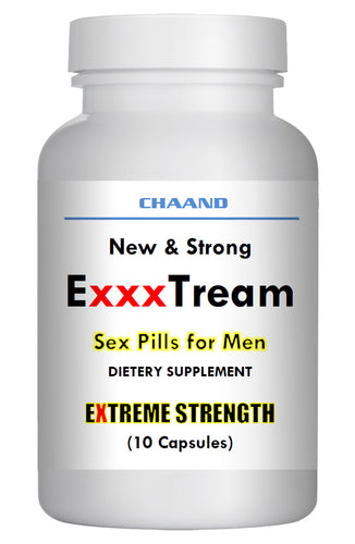 ExxxTREAM AMAZING SEX PILLS FOR MEN - 1 BRAND NEW BOTTLE - Extreme Hard Erection