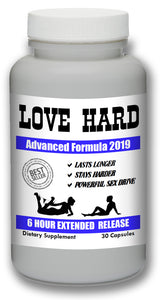 LOVE HARD - Male Enhancement Sex Pills Best Sexual Supplement Enhancer Live Men 30 Pills