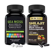 Load image into Gallery viewer, Dynamic Vitality Bundle - Sea Moss Multivitamin &amp; Shilajit Power Combo