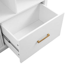 Load image into Gallery viewer, White Finish Better Homes &amp; Gardens Steele 6 Cube Storage Bookcase with Drawers