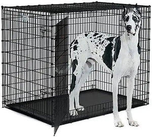 Midwest Homes for Pets SL54DD Double Door Dog Crate XXL for Largest Dog Breeds