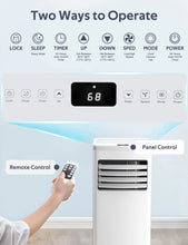 Load image into Gallery viewer, Portable Air Conditioner 10,000 BTU - Cool, Dry, Fan Modes, White, Cools 450 Sq.ft