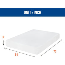 Load image into Gallery viewer, Single 10&quot; Gel Memory Foam Mattress - Medium Firmness, Cool Sleep, Shipped in Box