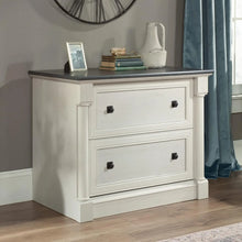 Load image into Gallery viewer, Glacier Oak Lateral File Cabinet | Dimensions: L 36.81&quot; x W 22.01&quot; x H 29.61&quot;