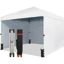 Load image into Gallery viewer, Durable 10x10 Commercial Canopy Tent, Instant Pop Up with Center Lock &amp; 4 Walls