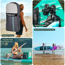 Load image into Gallery viewer, Deluxe 11&#39; Paddle Board for Yoga | Premium SUP with Carry Bag, Durable Accessories