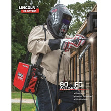 Load image into Gallery viewer, Portable 120V Flux-Core Welder - Lincoln Electric 90i FC, Shoulder Strap, Corded