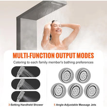 Load image into Gallery viewer, Shower Tower System, 4 Modes, Rainfall &amp; Waterfall, 5 Body Jets, 3-Setting Handheld