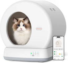 Load image into Gallery viewer, Automatic Self-Cleaning Cat Litter Box, Integrated Safety Protection, Extra Large Size, Odor Control&quot;