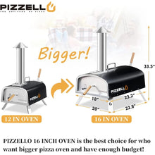 Load image into Gallery viewer, Versatile 16&quot; Pizza Maker - Propane &amp; Wood Fired Gas Oven, Includes Cutter