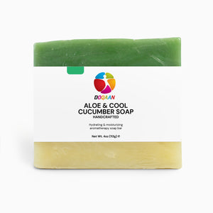 Aloe & Cool Cucumber Soap - Refreshing, Hydrating Natural Skincare Bar