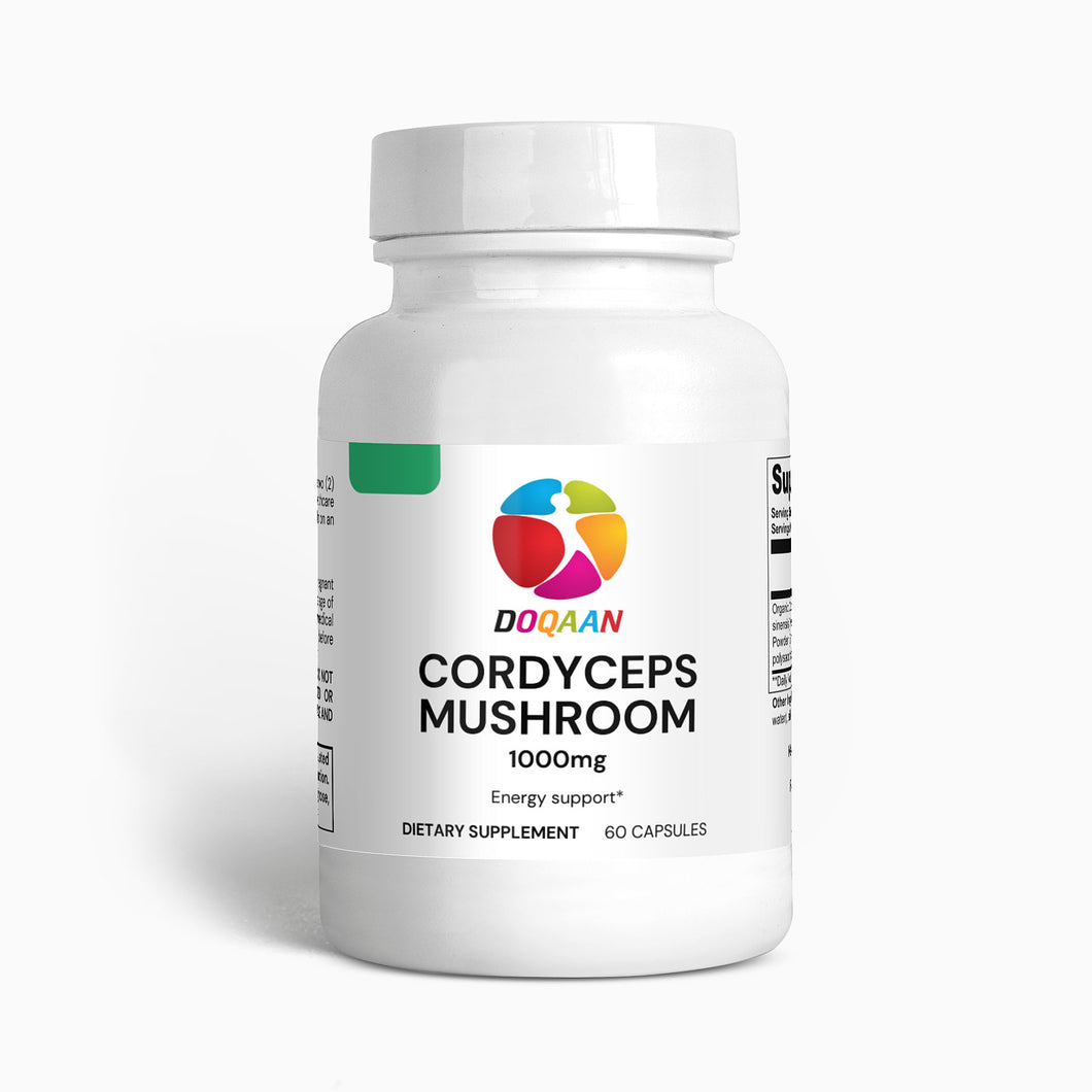 Cordyceps Mushroom Capsules - Natural Stamina Booster & Wellness Enhancer