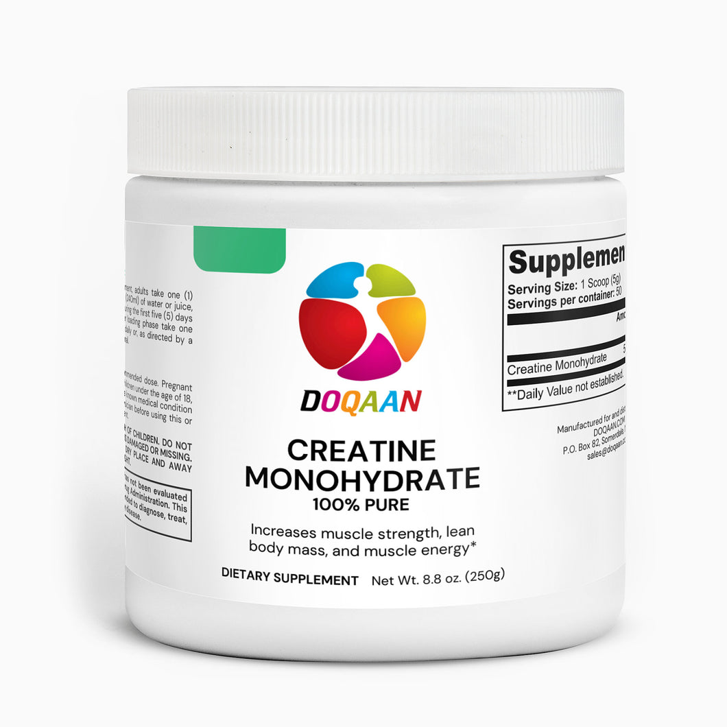 Creatine Monohydrate - Premium Muscle Building Supplement, 100% Pure