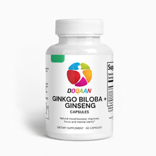 Load image into Gallery viewer, Ginkgo Biloba + Ginseng Extract Complex - High Potency Capsules