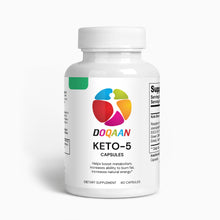 Load image into Gallery viewer, Keto-5 Capsules - Boost Ketosis, Burn Fat, Increase Energy - Exogenous Ketones