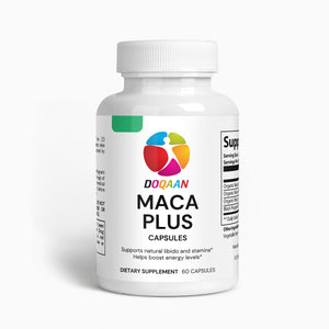 Maca Root Plus Capsules - Enhance Vitality, Mood, Hormonal Balance Natural Organic