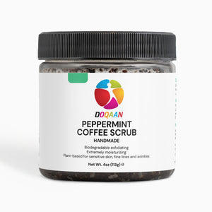 Peppermint Coffee Scrub - Natural Exfoliation for Smooth Skin Renewal