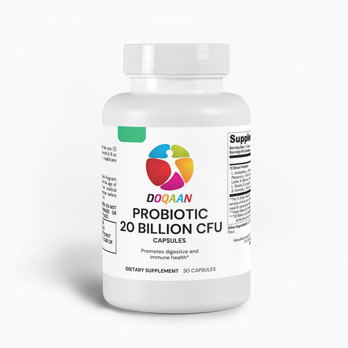 Probiotic 20 Billion Capsules - Digestive Health Support Natural Balance