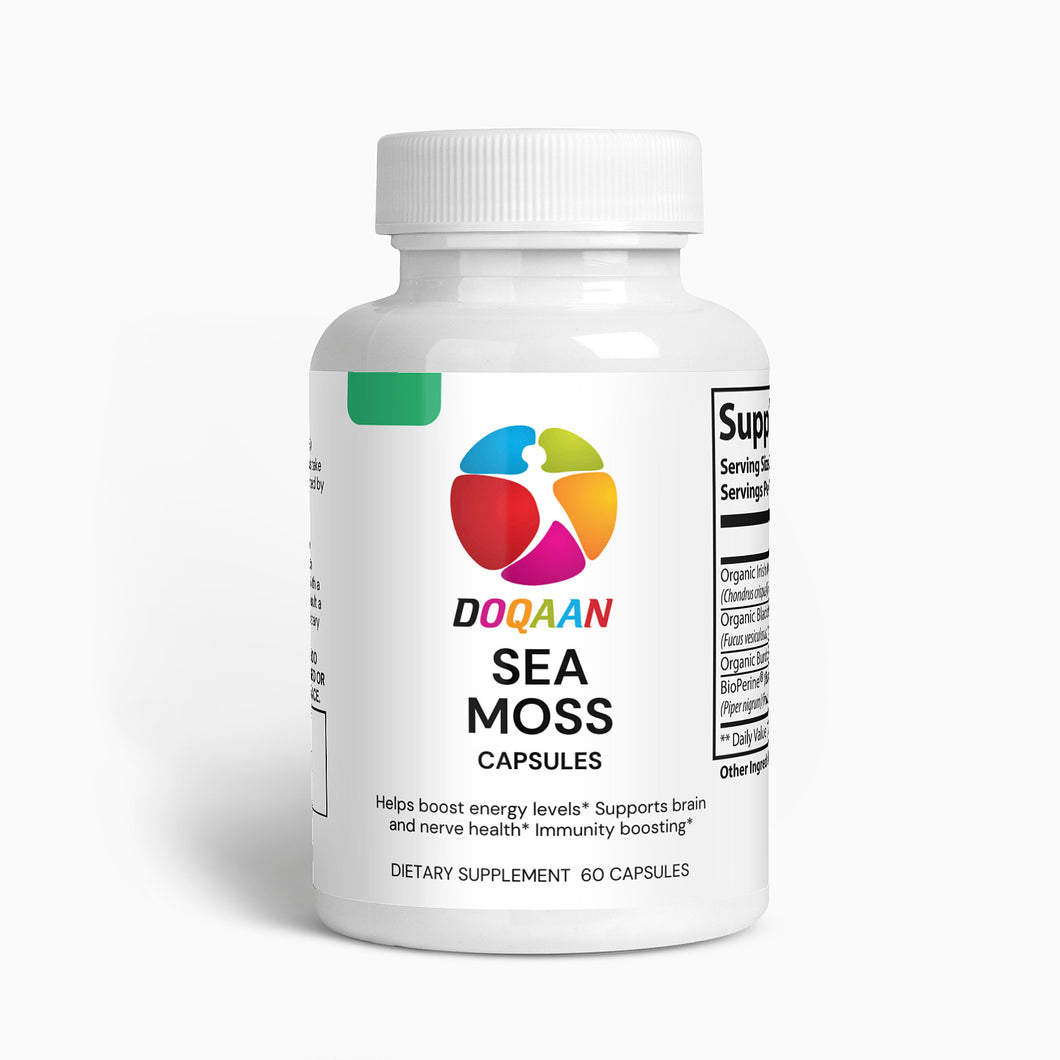 Sea Moss Capsules - Organic Irish Moss Supplement - Premium Brand