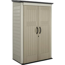 Load image into Gallery viewer, Compact 5&#39; x 2&#39; Vertical Outdoor Shed - Durable Olive Finish