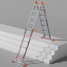 Load image into Gallery viewer, Extension Ladder, 6-Step A-Frame 22 Ft Anti-Slip, Folding, 330 lbs Load