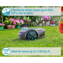 Load image into Gallery viewer, Automatic Robotic Lawn Mower Minimo, Bluetooth App Control, Grey, Boundary System